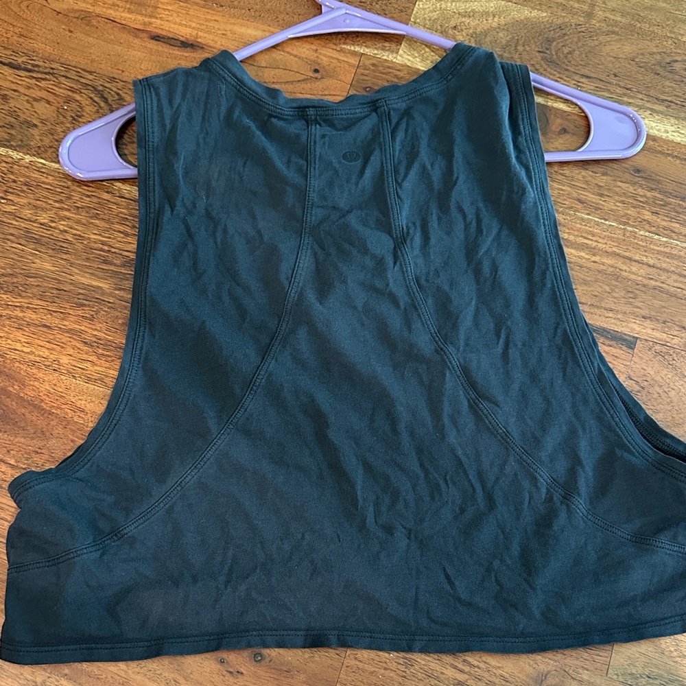 lululemon athletica Black Crop Top